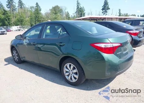 2016 Toyota Corolla Le from USA, damaged, VIN 2T1BURHE1GC492717